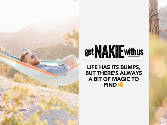 Life has its bumps, but there's always a bit of magic to find 🌞