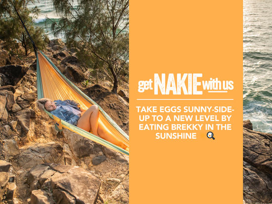 Take eggs sunny-side-up to a new level by eating brekky in the sunshine ☀️🍳
