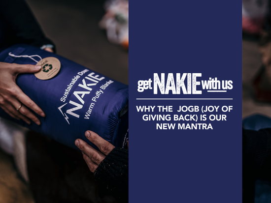 Why the JOGB (Joy of Giving Back) is our new mantra