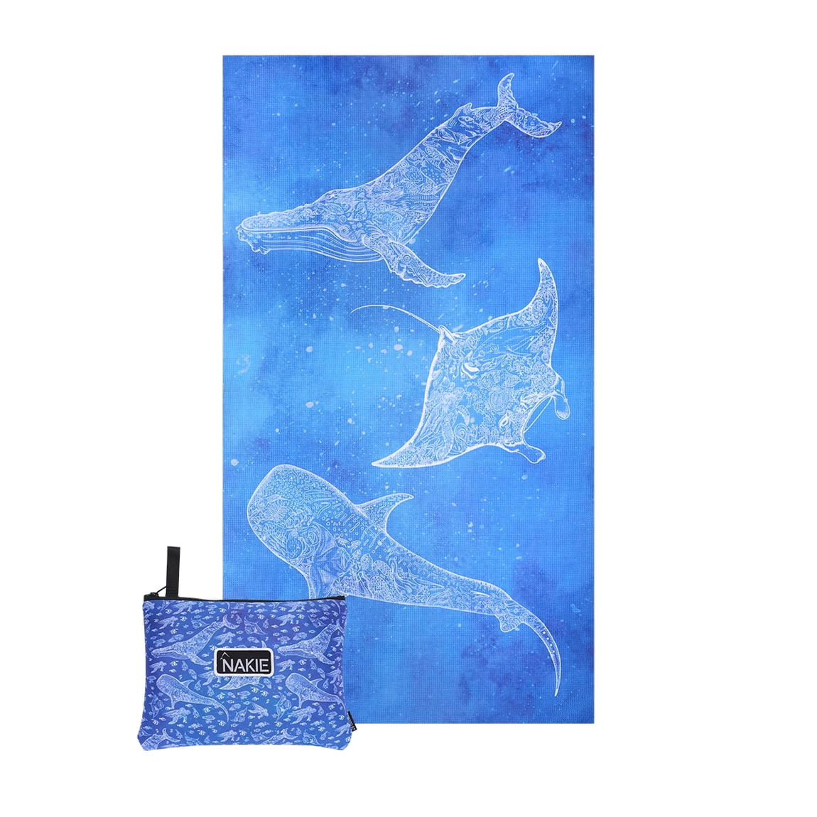 Underwater Magic - Recycled Sand Free Beach Towel