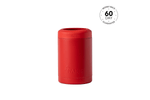 Red insulated coffee cup lid with Nakie branding and removable rim design preview #13