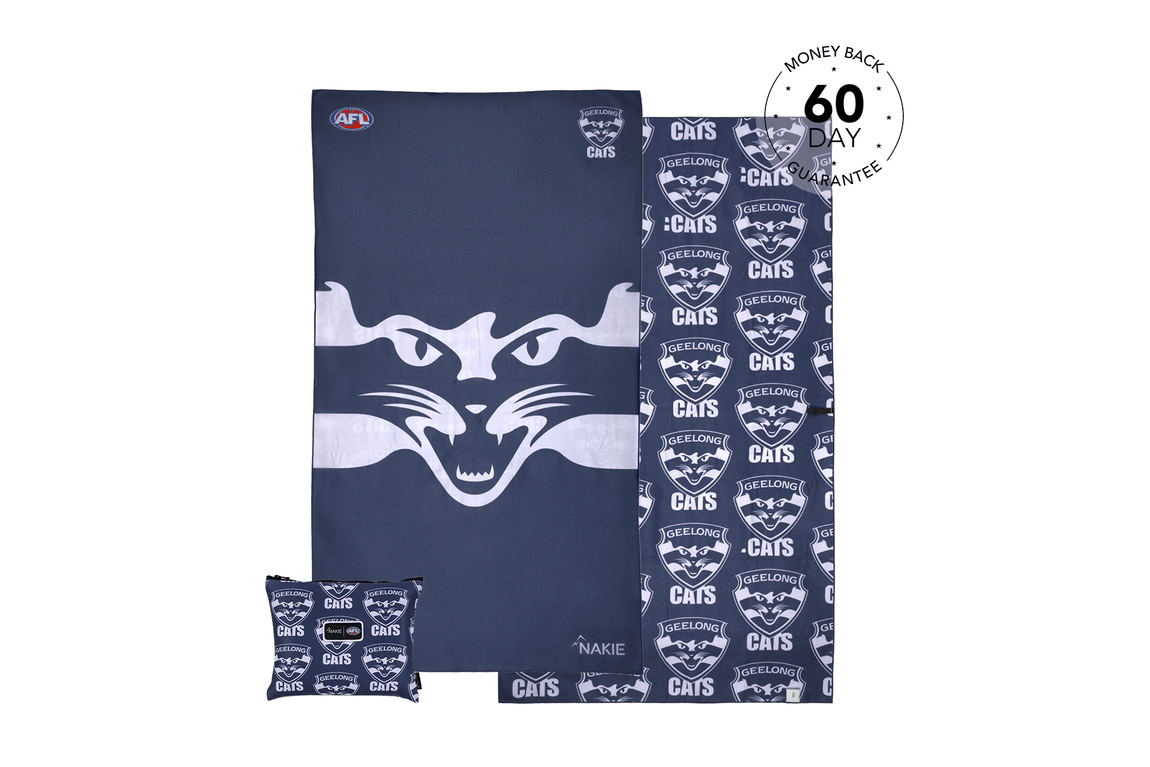Geelong Cats - AFL Recycled Sand Free Beach Towel