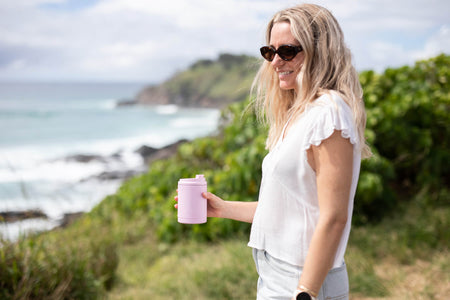 Dusty Pink - Cooler & Coffee Cup