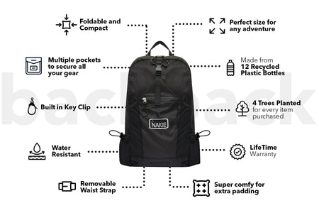 Foldable Backpack - 30L