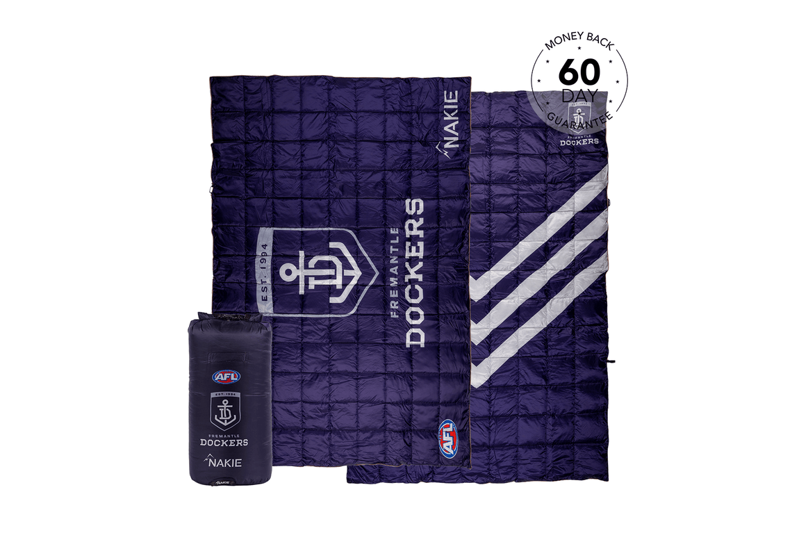 Fremantle Dockers - AFL Sustainable Down Puffy Blanket