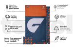 GWS Giants - AFL Recycled Sand Free Beach Towel preview #3