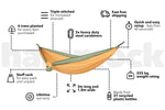 Golden Mango - Recycled Hammock with Straps preview #3