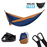 River Blue - Recycled Hammock with Straps preview #1