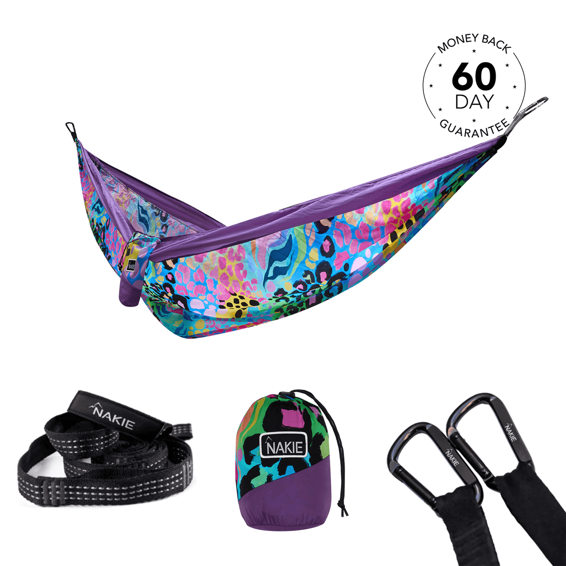 Kasey Rainbow - Recycled Hammock with Straps