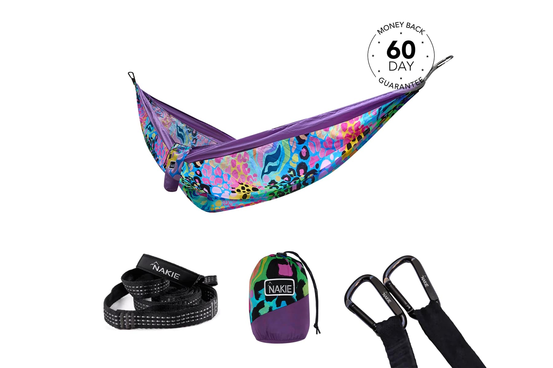 Kasey Rainbow - Recycled Hammock with Straps