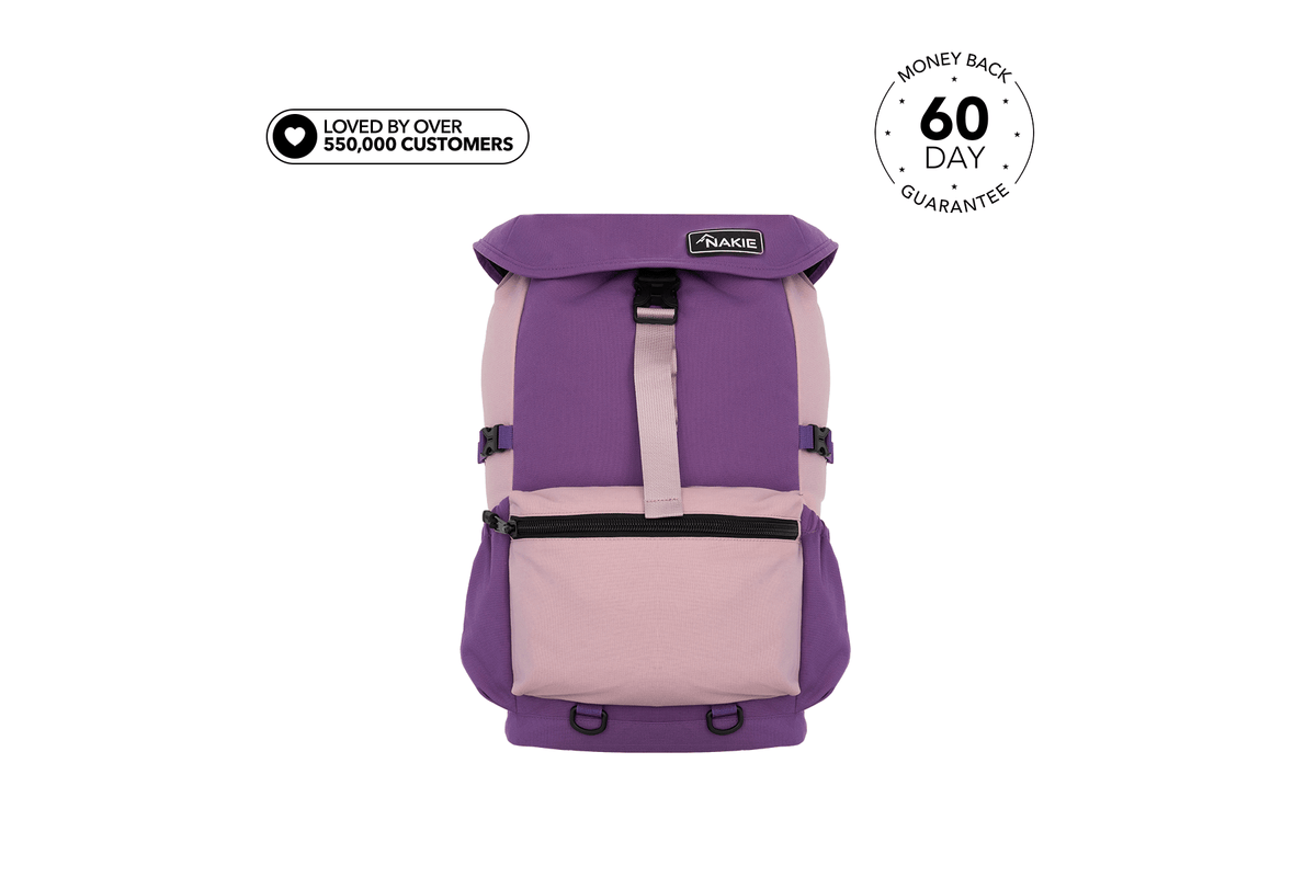 Mulberry Purple Travel Backpack | Carry On, Work Bag & Daypack