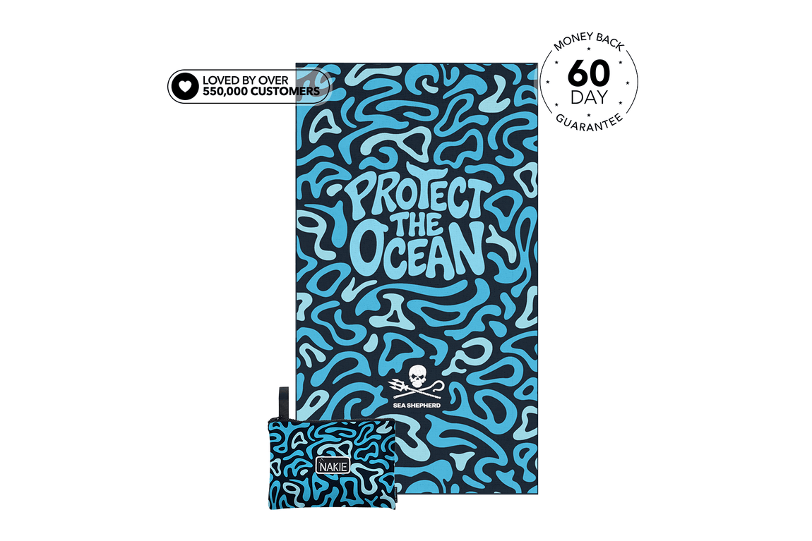 Sea Shepherd - Recycled Sand Free Beach Towel