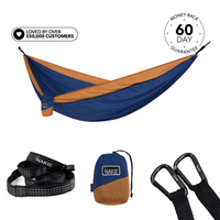 River Blue - Recycled Hammock with Straps
