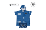 Salty Waves - Kids Hooded Towel Recycled Sand Free preview #1