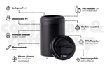 Midnight Black - Cooler & Coffee Cup preview #4