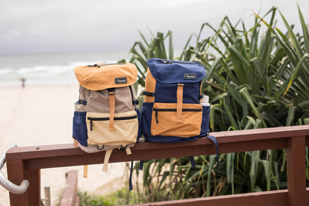 River Blue - Recycled Travel Backpack