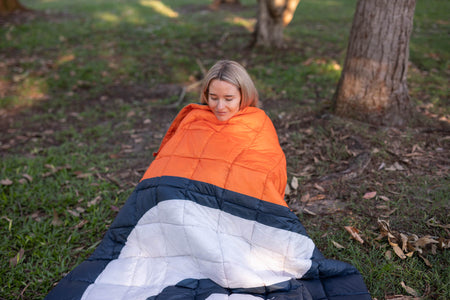 GWS Giants - AFL Sustainable Down Puffy Blanket