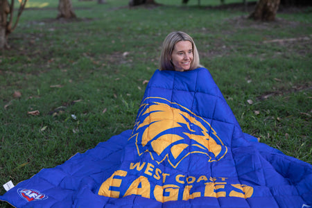 West Coast Eagles - AFL Sustainable Down Puffy Blanket