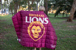 Brisbane Lions - AFL Sustainable Down Puffy Blanket preview #2