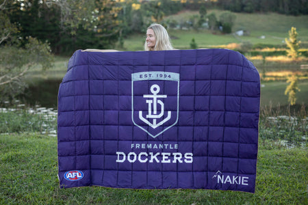 Fremantle Dockers - AFL Sustainable Down Puffy Blanket