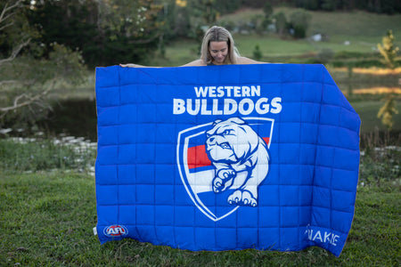 Western Bulldogs - AFL Sustainable Down Puffy Blanket