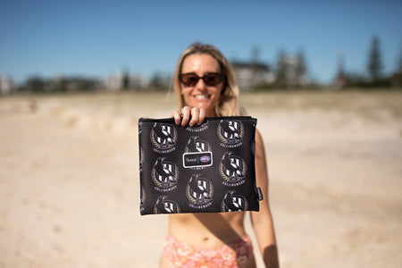 Collingwood Magpies - AFL Recycled Sand Free Beach Towel