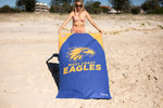 West Coast Eagles - AFL Recycled Sand Free Beach Towel preview #2