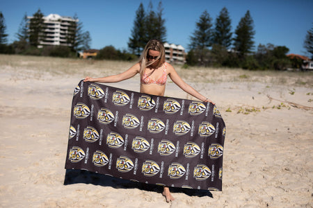 Richmond Tigers - AFL Recycled Sand Free Beach Towel