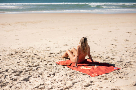 Gold Coast SUNS - AFL Recycled Sand Free Beach Towel