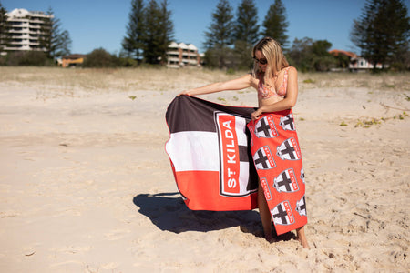St Kilda Saints - AFL Recycled Sand Free Beach Towel