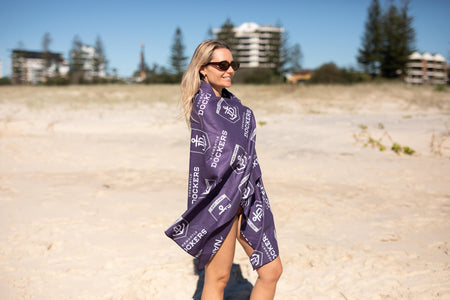Fremantle Dockers - AFL Recycled Sand Free Beach Towel