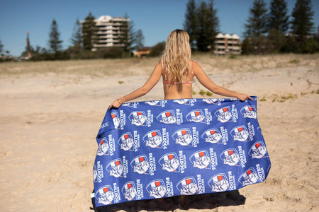 Western Bulldogs - AFL Recycled Sand Free Beach Towel