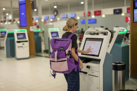 Mulberry Purple - Recycled Travel Backpack