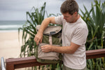 Olive Green - Recycled Travel Backpack preview #10