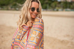 Rosy Tides - Recycled Sand Free Beach Towel preview #6