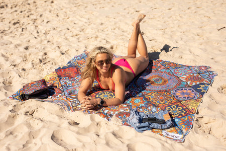 XL Holiday Dreams - Recycled Sand Free Beach Towel Double