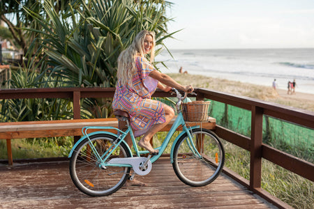 Rosy Tides - Hooded Towel Recycled Sand Free