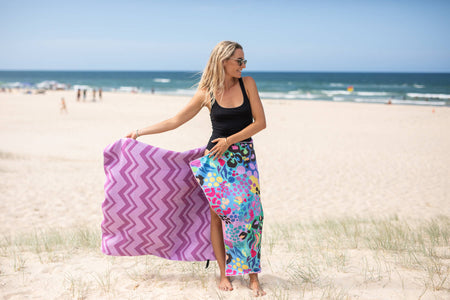 Kasey Rainbow - Recycled Sand Free Beach Towel