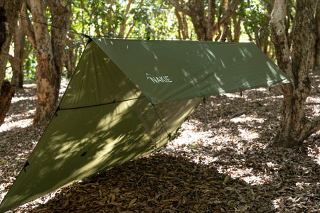 Olive Hammock Rain Tarp | Ultralight Recycled Tarp