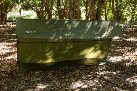 Olive Hammock Rain Tarp | Ultralight Recycled Tarp