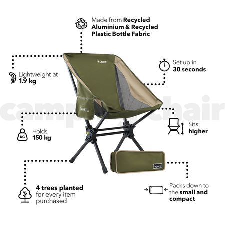 Olive Green - Camping Chair