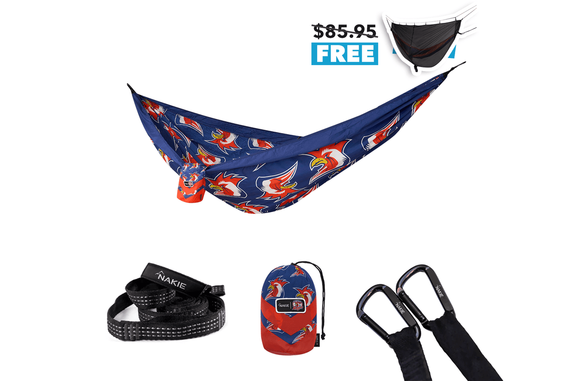 Roosters - NRL Recycled Hammock with Straps