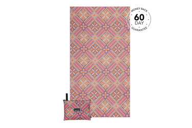 Rosy Tides - Recycled Sand Free Beach Towel