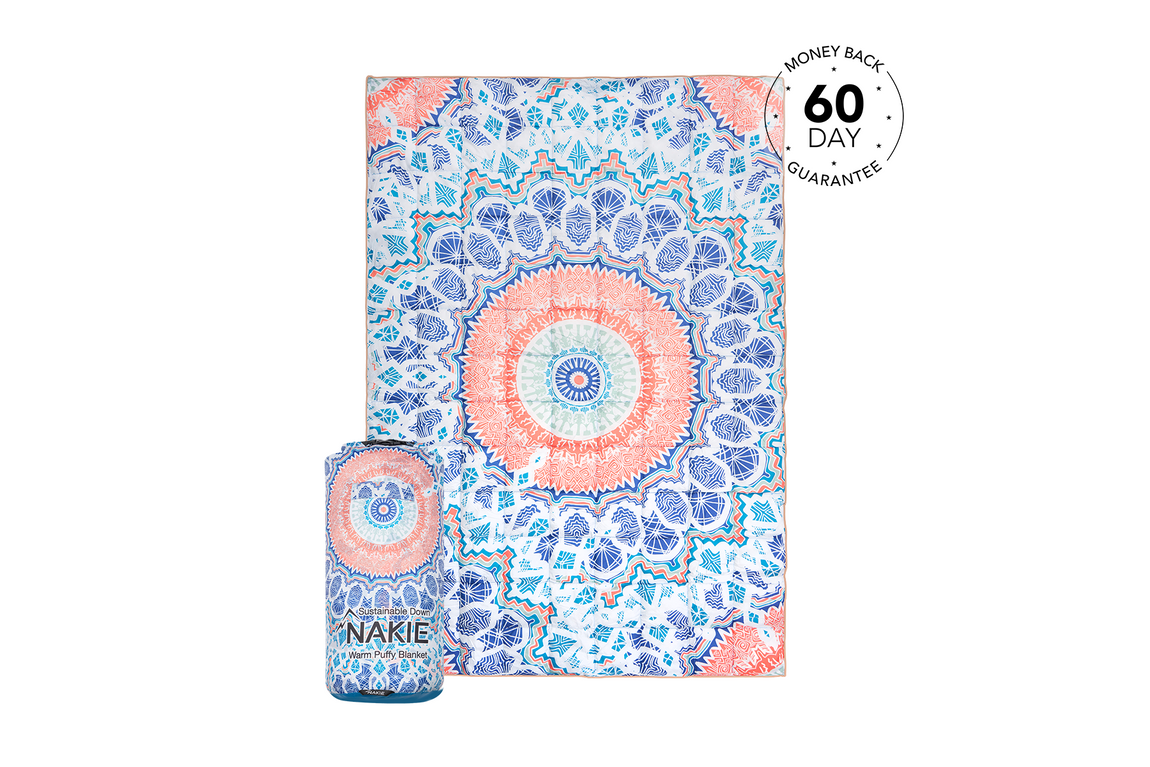Sound of Summer - Sustainable Down Puffy Blanket