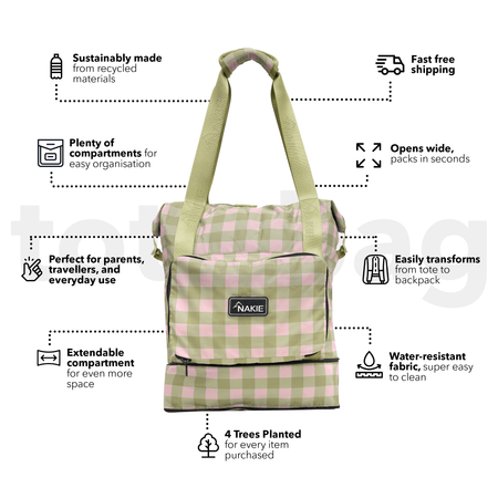 Strawberry Fields - Recycled Tote Bag