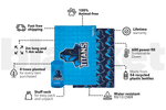 Titans - NRL Sustainable Down Puffy Blanket preview #3