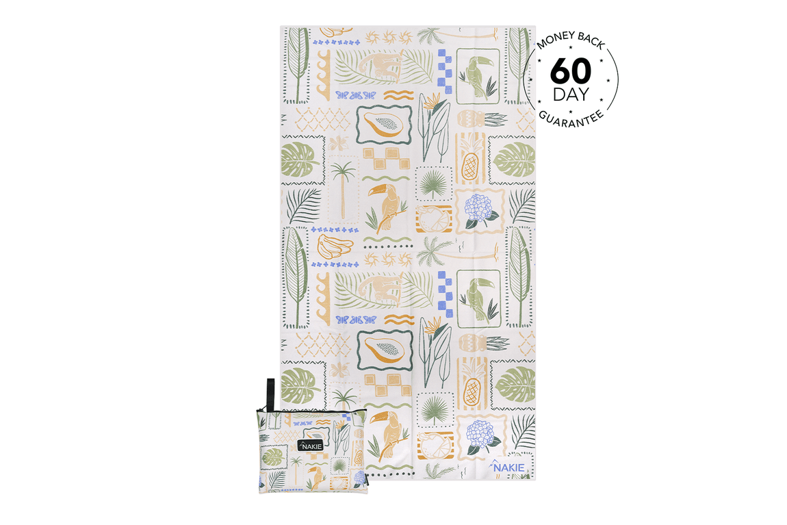 Toucan Bay - Recycled Sand Free Beach Towel