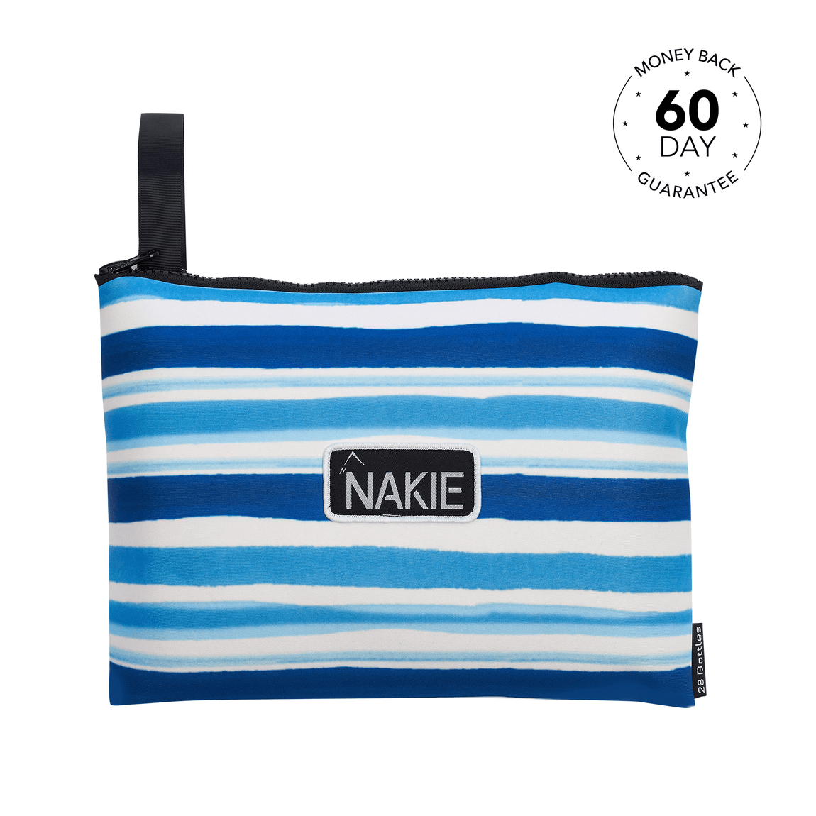 Studio shot presenting Nakie's beach towel, showcasing its sand-free design and vibrant colors for ultimate beach relaxation