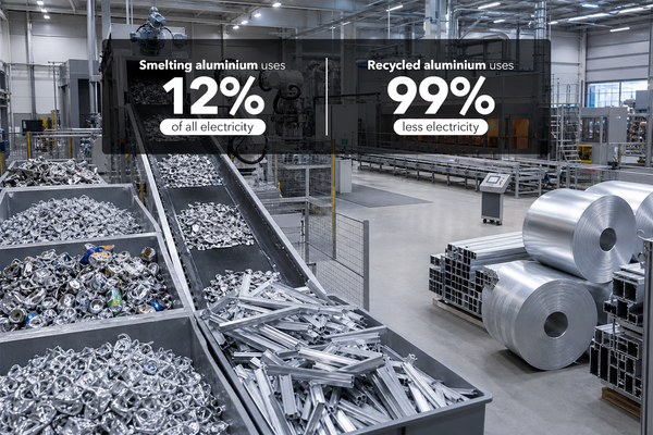 Why Recycled Aluminium MattersAluminium smelting uses a huge amount of...