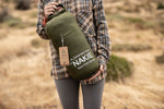 Olive Green - Sustainable Down Puffy Blanket